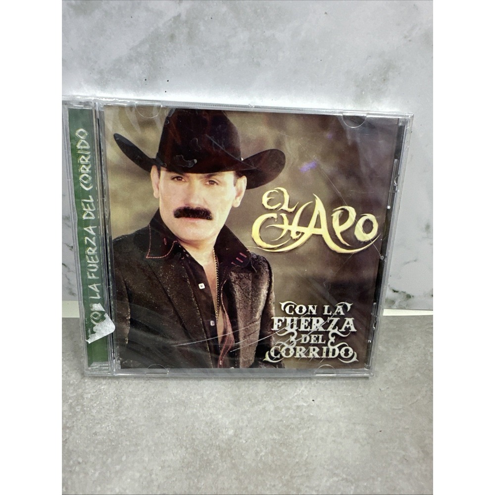 El Chapo Con La Fuerza Del Corrido CD 2009 Regional Mexican Disa 0801472140320